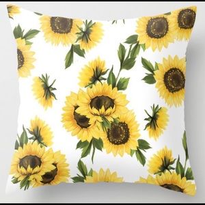 Sunflower pillow